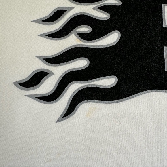 •Balenciaga B Flame Logo T-Shirt Unisex Size M - Picture 6 of 9